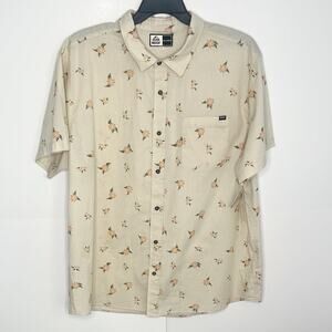 Mens Reef Button Up Shirt Size XXL